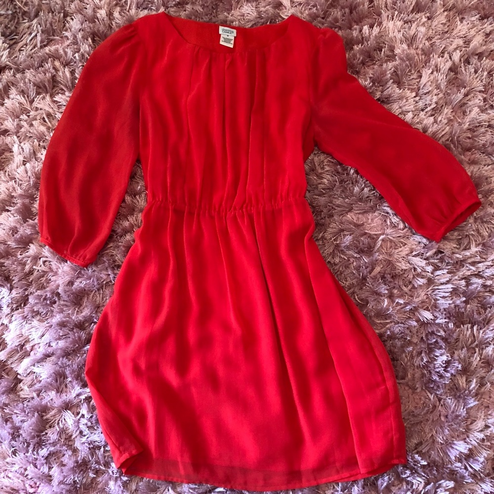 Red dress